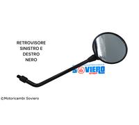 Retrovisore Nero destro sinistro con Piastra Vespa 50 special PX Sprint Gt