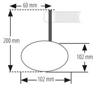 Retrovisore per manubrio HIGHSIDER pro Montana Rim (con indicatore di direzio...