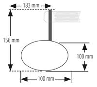 Retrovisore per manubrio HIGHSIDER pro Montana-Slim (corto)