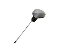 Retrovisore realizzato per SEAT IBIZA dal 2008 al 2018 lato Sinistro meccanico a Cavi cromato c/Primer 6J0857507C9B9