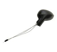 Retrovisore realizzato per SEAT IBIZA dal 2008 al 2018 lato Sinistro meccanico a Cavi Specchio cromato 6J0857507C9B9