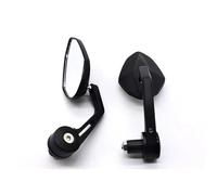 Retrovisore regolabili Specchietti Retrovisori Laterali Per Estremità Manubrio Per Kawasaki Per Z750 Per ER6N Z 750. Offrono Una Visione Chiara Specchietti laterali Moto(Nero)