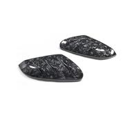 Retrovisore Shell 1 Paio Di Calotte Per Specchietti Retrovisori Esterni Per Auto Per Civic 10th 2016-2020 Cover Laterali Effetto Carbonio Nero Lucido Esterni Calotta(Forged Carbon Look)
