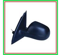 Retrovisore Sinistro A Cavi-Nero-Asferico-Cromato-Grande-Mod 01 In Poi Vw Lupo-(