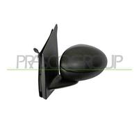Prasco Retrovisore esterno sinistro a cavi per Citroen C1 dal 2005 al 2008 Nero convesso