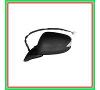 Retrovisore Sinistro Elettrico-Nero-Con Fanale-Convesso-Cromato Honda Jazz-(Anno