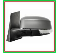Retrovisore Sinistro Elettrico-Termico-Con Primer-Chiudibile-Con Fanale-Con Luce