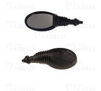 RETROVISORE SPECCHIETTO SX AIXAM CON COVER NERO LUCIDO