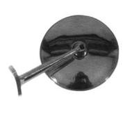 Retrovisore Tondo Cromato A Vite Per Fiat 500 F - L - R Dal 1965/03 Al 1975/09