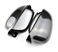 Retrovisori Coperchi Ala Laterale Posteriore Vista Posteriore Specchio Cover Trim Sostituire Caso Shell Per GOLF 5 MK5 Porta Specchio Cover Caps(Carbon Look black)