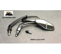Retrovisori Motocicletta Metallo Nero Lucas 8086N Suzuki