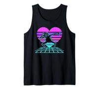 Retrowave Cuore Rana Che Fa Il Dab Rane Canotta