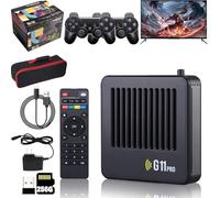 Retrowave G11 Pro, console G11 Pro 256 GB, G11 Pro Game Box, 4 K 100.000, Retro Console G11 Pro, Portable Plug & Play Video Games with 4 Wireless Dual Controller (256 g con 2 maniglie)