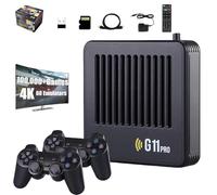 Retrowave G11 Pro Retro Games Console, 2026 New Retrowave G11 Pro Game Box, Plug and Play Retro TV Games with 2 Wireless Dual Controllers, 2.4G Wireless Controllers, 100,000+ Game (128G)