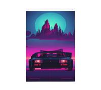 Retrowave Pictures Bandiera da giardino di benvenuto 0,6 x 0,9 m nessuna dissolvenza doppia faccia bandiere da cortile per esterni banner decorazione per cortile portico prato