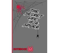 RETTACY Notebooks, A4 Notebook with 52 Numbered Pages, for Writing, Work, Office, Leather Hardcover, Cute Notebook gift idea for Spider lovers, Funny Notebook for Women, Men, Friends and Children