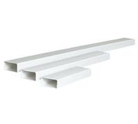 Rettangolare Canale 55mm X 110mm/75mm x 150mm Ventilazione Flat Condotto Tubo Kp