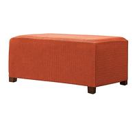 Rettangolare Copri Pouf, Elasticizzato Fodera per Pouf in Tessuto Jacquard Copertura Dell'Ottomano Morbido Elastico Fodera per Pouf Lavabile Copri Poggiapiedi per Soggiorno