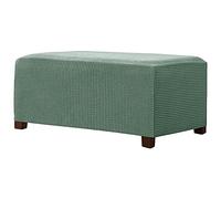 Rettangolare Copri Pouf, Elasticizzato Fodera per Pouf in Tessuto Jacquard Copertura Dell'Ottomano Morbido Elastico Fodera per Pouf Lavabile Copri Poggiapiedi per Soggiorno