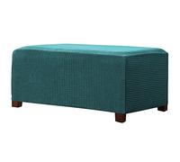 Rettangolare Copri Pouf, Elasticizzato Fodera per Pouf in Tessuto Jacquard Copertura Dell'Ottomano Morbido Elastico Fodera per Pouf Lavabile Copri Poggiapiedi per Soggiorno