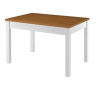 Rettangolare solido tavolo bicolore 80x120 in Pino massello 90.70-51AE