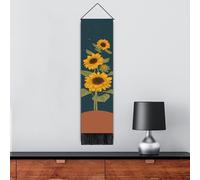 Rettangolo di arazzo del parete del girasole lungo la decorazione soggiorno