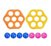 Rettangolo Inflatable Pool Games Set, Water Float Ball Toss Toy, Fun Beach Lake Ball Game, Backyard Party Inflatable Floating Game with Vinyl, Outdoor Water Activity Accessory with Easy Setup