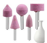 Rettifica in metallo | 5 frese rotanti per smerigliatrice | Accessorio di levigatura multifunzione - Per lucidatura levigatura incisione taglio scultura lavorazione del legno fai da te