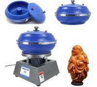 Rettificatrice a Vibrazione Ad Alta Frequenza, 120 W, Con Tazza per Lucidatura in Metallo, Bicchiere in Gomma, Grande Capacità Da 6.2 Litri, PUò Essere Utilizzata per La Finitura Di Parti