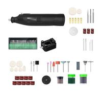 Rettificatrice Al Litio Da 16,8 V Piccola Smerigliatrice A Batteria Modelli Ricaricabili Ad Alta Potenza Lucidatrice For Intaglio Controlli Semplici E Intuitivi(Jade Carving/Wood Carving Set)