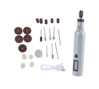 Rettificatrice elettrica digitale in miniatura Set di incisori portatili per artigiani Riparazione di modelli di lucidatura del metallo Intaglio 25x Set di rettifica