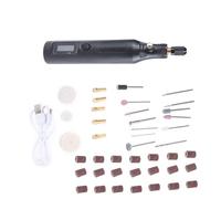 Rettificatrice elettrica digitale in miniatura Set di incisori portatili per artigiani Riparazione di modelli Lucidatura del metallo Intaglio 43x Incisore Hobbyist