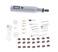 Rettificatrice elettrica digitale in miniatura Set di incisori portatili per artigiani Riparazione di modelli Lucidatura del metallo Intaglio 43x Modello Making Drill
