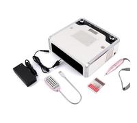 Rettificatrice multifunzione per unghie, collettore di polveri per unghie 4 in 1 con lampada LED, 30000 giri/min, forte aspirazione, direzione di rotazione regolabile, trapano elettrico per unghie,