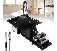 Rettificatrice per lucidatura pietre preziose 5in1,taglio/molatura/intaglio/lucidatura/foratura,supporto per raffreddamento ad acqua,sega da tavolo lapidaria per gioielli con albero flessibile