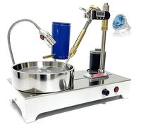 Rettificatrice per pietre preziose, lucidatrice lapidaria piatta da 120 W con disco diamantato da 150 mm per gioielli, smerigliatrice da banco da 1800 giri/min per sfaccettatura e lucidatura