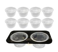 RETTILE ACQUA COTOPA-ABS singolo (Ø circa 7 cm × 2 cm) staccabile e risparmio spaziale | Reptile Wa?er con tazze, alimentazione e idratazione per, drago grigliare | Accessorio Terrario