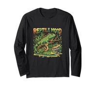 Rettile Mood Iguana Geco Serpente Coccodrillo Giungla Maglia a Manica