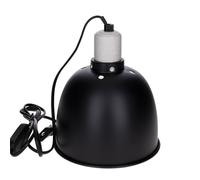 Rettili Planet Supporto di Lampada a riflettore in Alluminio Black Clamp per Reptile/amphibien 18 D 18 cm x H 22 cm