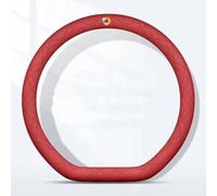 RETTYAT Auto Coprivolante per Smart Fortwo A451 2007-2014, Copri Volante Antiscivolo Traspirante Copristerzo Durevole Protezione Custodia Volante Pelle Copertura Volante Coprivolanti,C
