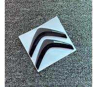 RETTYAT Auto Emblema per Citroen C4 Aircross 2012-2017, Stemmi Decorazioni Ricambio Logo Cofano Anteriore Stemma Badge Adesivo 3D Alfabeto Bagagliaio Posteriore Emblema Distintivo Adesivi,B