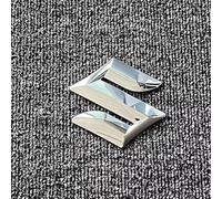 RETTYAT Auto Emblema per Suzuki Ignis 2016-2019, Stemmi Decorazioni Ricambio Logo Cofano Anteriore Stemma Badge Adesivo 3D Alfabeto Bagagliaio Posteriore Emblema Distintivo Adesivi,10cm