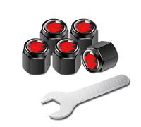 RETTYAT Auto Tappi per Valvole di Pneumatici per Suzuki SX4 S-Cross 2013-2021,Pneumatico Cappucci delle Valvole Coprivalvola Tappi Stelo Valvola Tappo Coperchio Parapolvere Tappi Ruote Valvole,D