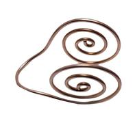 RETUOLWAG 1. Bracciale in rame elicoidale fatto a mano, regolabile, per messa a terra uomini e donne, uso quotidiano, messa a terra regolabile, Misura unica, come descritto