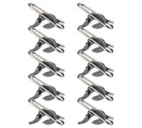RETUOLWAG 10Pcs attrezzatura da pesca Impatti Clip Acciaio Pesca Impatti Esche Clip Per Acqua Dolce Salata Esche di Mare Esche