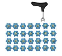 RETUOLWAG 28 tacchetti per scarpe da golf, tacchetti per scarpe da golf, morsetti per una trazione sicura su verdi bagnati e bunker, leggeri per il massimo comfort