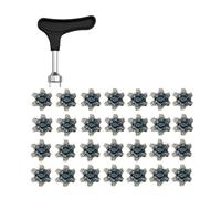 RETUOLWAG 28 tacchetti per scarpe da golf, tacchetti per scarpe da golf, morsetti per una trazione sicura su verdi bagnati e bunker, leggeri per il massimo comfort