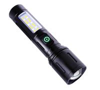 RETUOLWAG Dispositivo di illuminazione semplice in lega di alluminio con modalità di illuminazione multiple e scaricatore batteria da 5000 mAh USB CREA ricarica ideale per viaggi zaino in spalla e