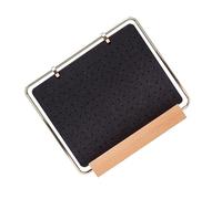 RETUOLWAG Espositore per badge con base in legno, elegante spilla da collezione, calendario, grande capacità, porta bottoni, pagine per mercato