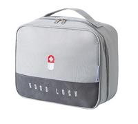RETUOLWAG Scatola portatile Borsa trauma esterna grande capacità organizzatori di stoccaggio medico impermeabilizza il sacchetto di immagazzinaggio, grigio